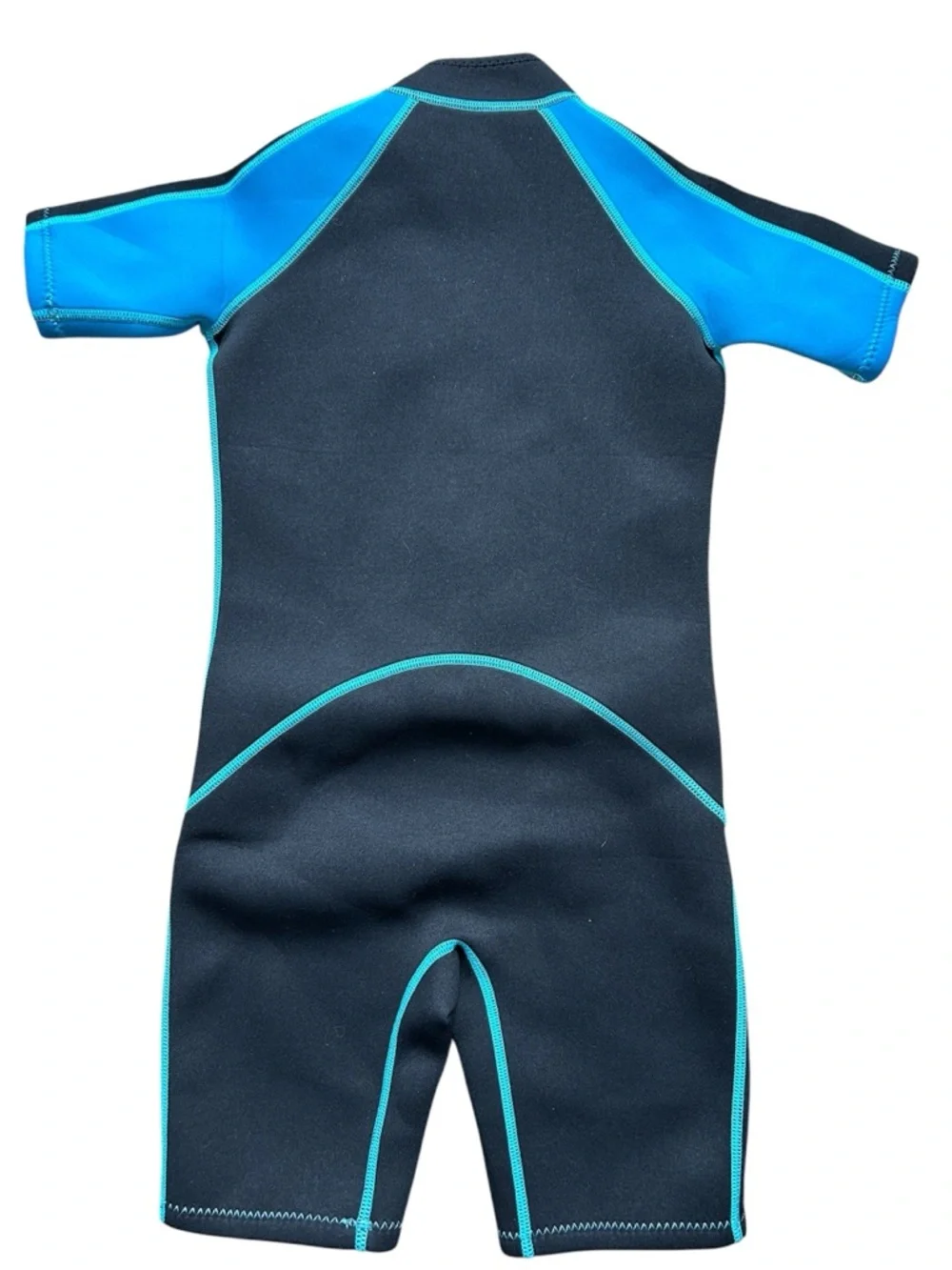 SEASKIN Black & Blue Kids Size 10 Shorty Wetsuit Surf Summer Swim Dive Snorkle